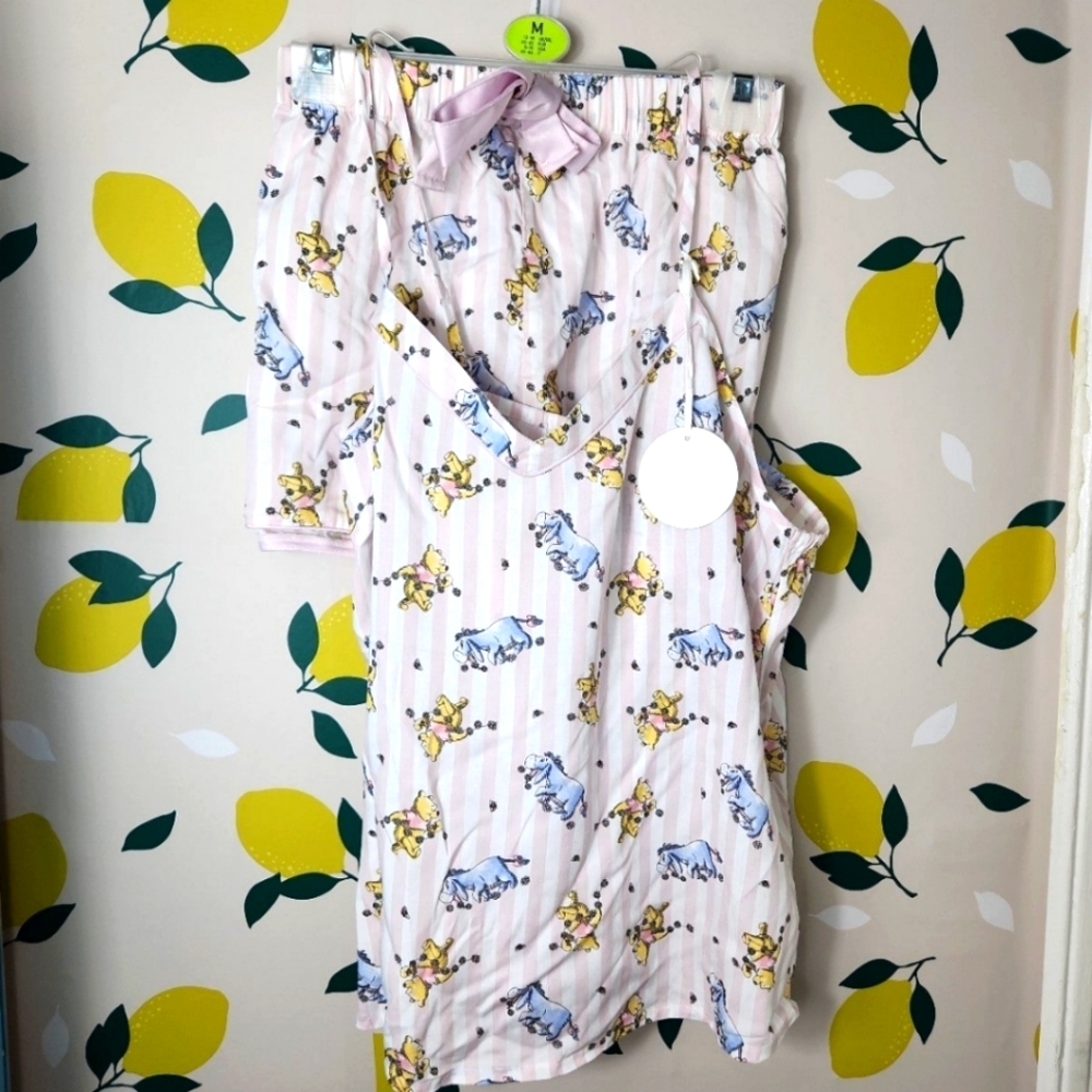 New Winnie The Pooh Women Pj Set
